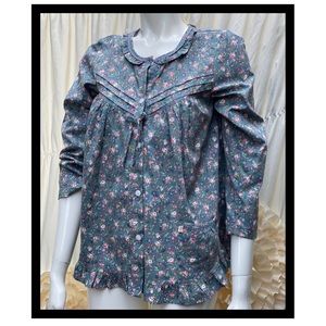 May flower floral print top